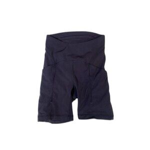 Lululemon Women's Size 0 Black Power Thru High Rise Shorts Pockets